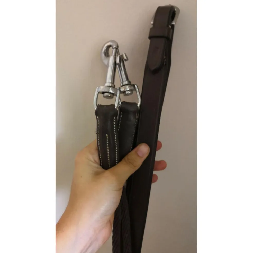Rênes allemandes cuir/corde
