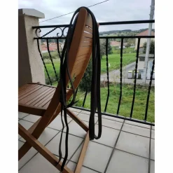 Rênes allemandes en cuir marron