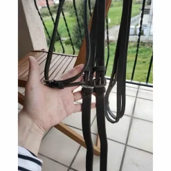 Rênes allemandes en cuir marron