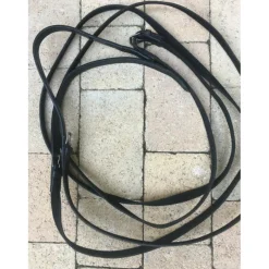 Rênes allemandes noires en corde