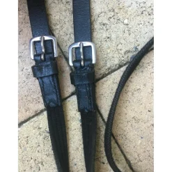 Rênes allemandes noires en corde