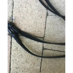 Rênes allemandes noires en corde