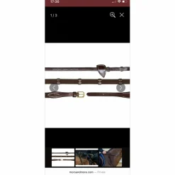Rênes dyon collection tissu neuve taille cheval
