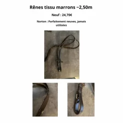 Rênes en tissu Norton