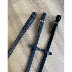 Rênes fines cuir grip 125cm