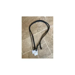 Rênes hunter cuir lisse intérieur caoutchouc Antarès