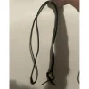 Rênes lisses noires