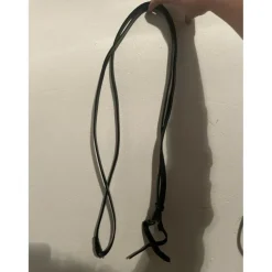 Rênes lisses noires
