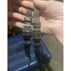 Rênes lisses noires