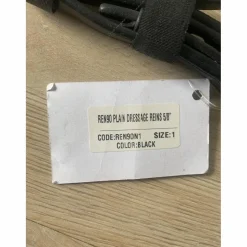 Rênes noir dressage