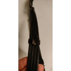 Rênes noir en tissue