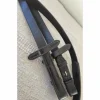 Rênes passier tissur et grip cuir noir