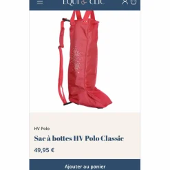 Sac à bottes