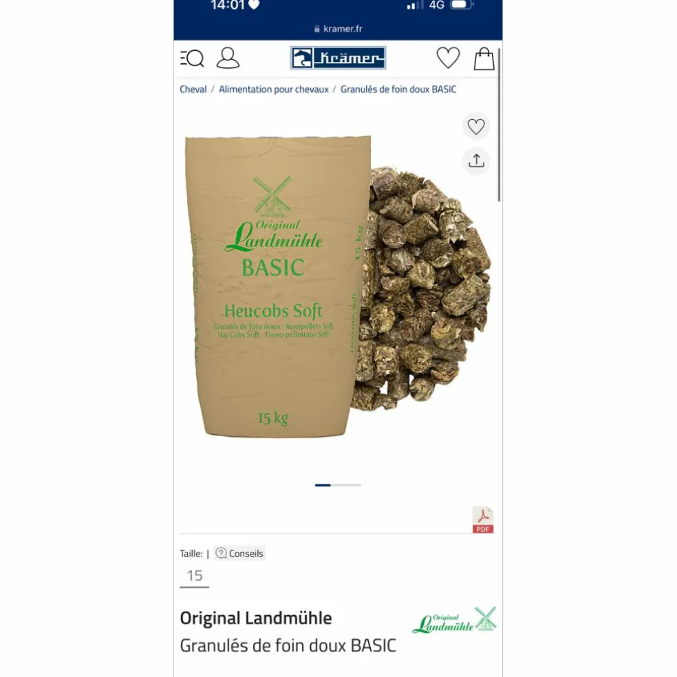 Sachet de foin doux