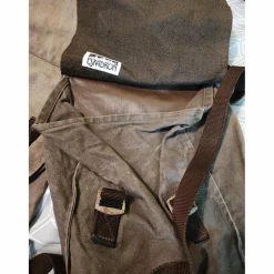 Sacoches randonnée marron à attacher derrière la selle Eskadron