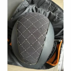 samshield noir avec strass et velours