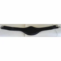 Sangle allure devoucoux noire cuir 125 cm
