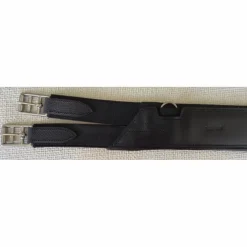Sangle allure devoucoux noire cuir 125 cm