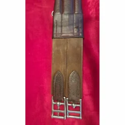 Sangle anatomique cuir marron 105 cm