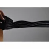 Sangle anatomique synthétique noire 125cm Fouganza
