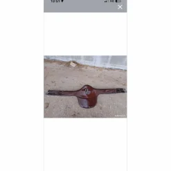 Sangle bavette marron