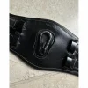 Sangle courte en cuir noir Jump’in
