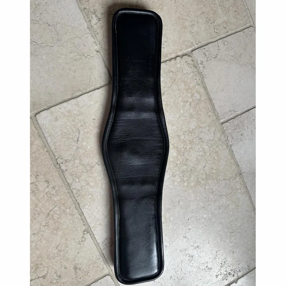 Sangle courte en cuir noir Jump’in