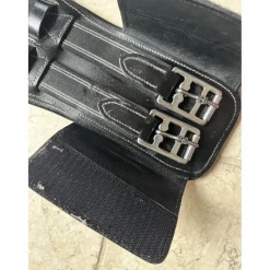 Sangle courte en cuir noir Jump’in