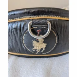 Sangle courte en cuir noir 60 cm HV POLO