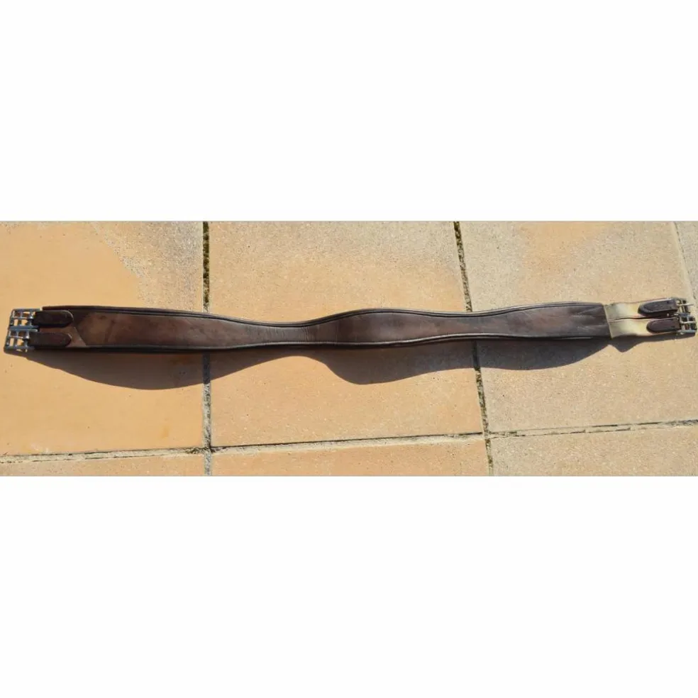 Sangle en cuir avec élastiques 128 cm