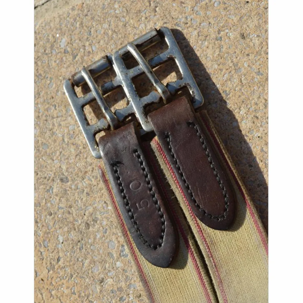 Sangle en cuir avec élastiques 128 cm
