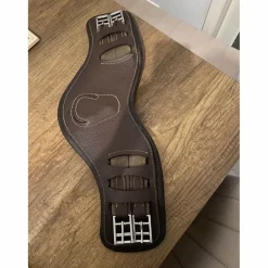 sangle en cuir marron taille 60cm