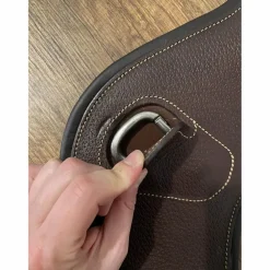 sangle en cuir marron taille 60cm