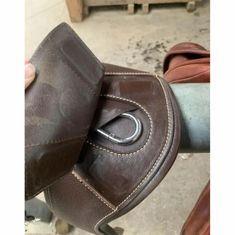 Sangle Horze cuir anatomique