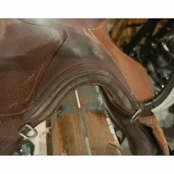 Selle 15" cuir havane