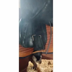 Selle baudet cuir noir