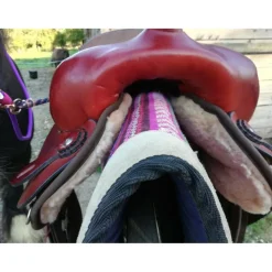 Selle Big Horn synthétique et cuir FQ