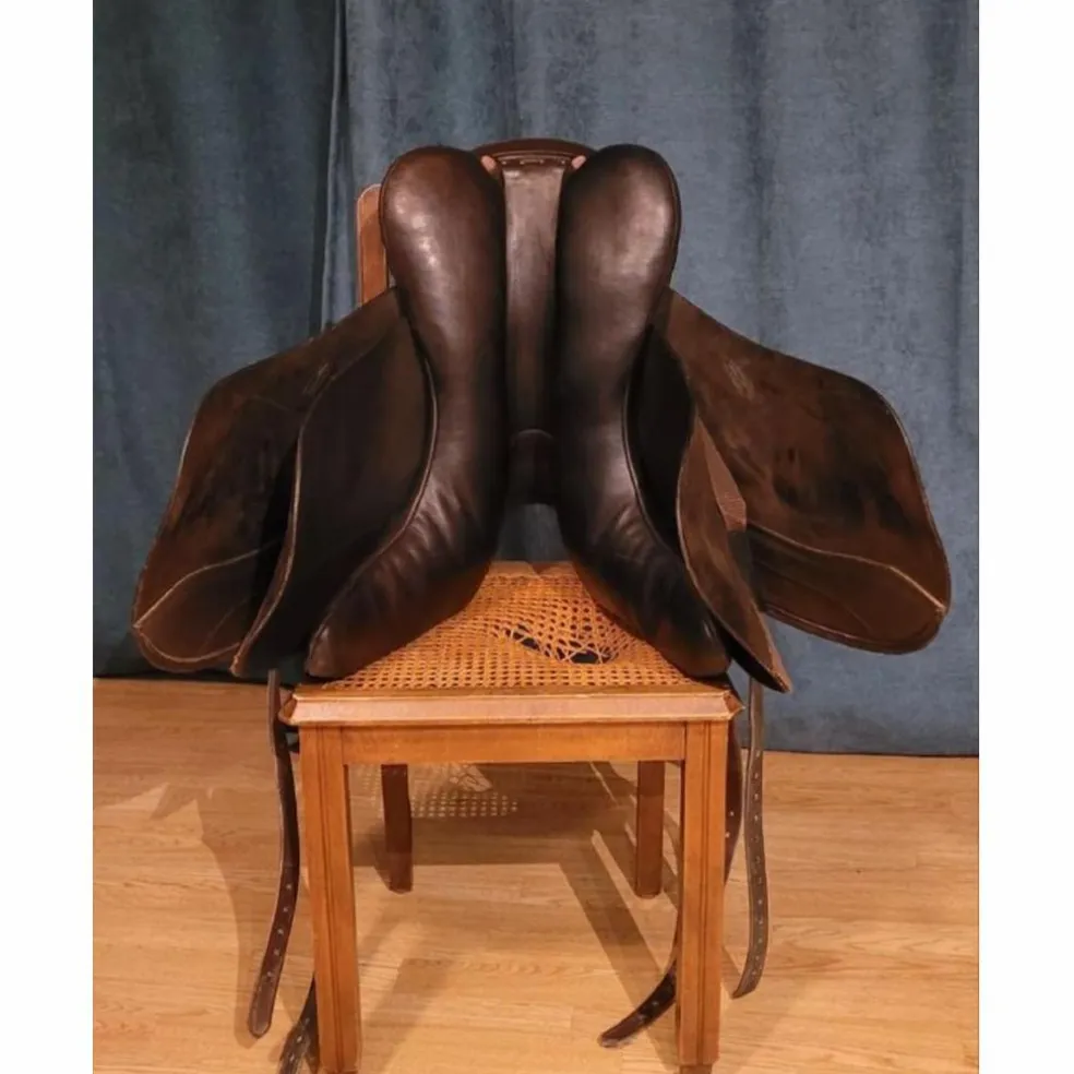 Selle Cavaletti dressage 17" cuir