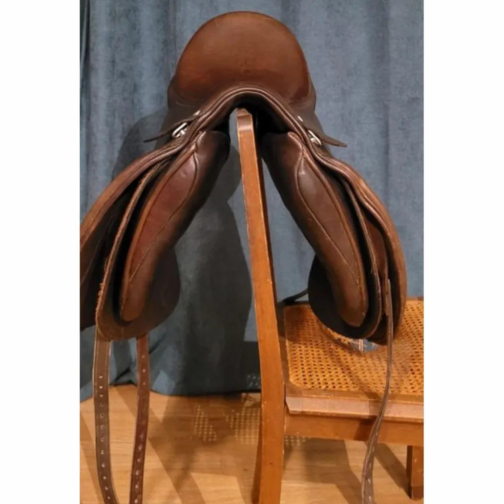 Selle Cavaletti dressage 17" cuir