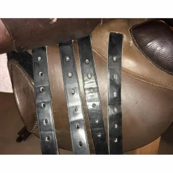 Selle cheval Obstacle CSO Stubben modèle Edelweiss 17,5 Marron foncé