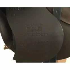 Selle cheval Obstacle CSO Stubben modèle Edelweiss 17,5 Marron foncé