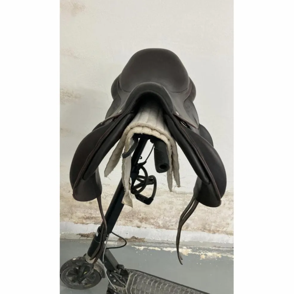 SELLE CHIBERTA K Devoucoux 16,5 pouces Marron
