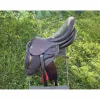 Selle Childeric sans quartier 18" Havane Châtaigne