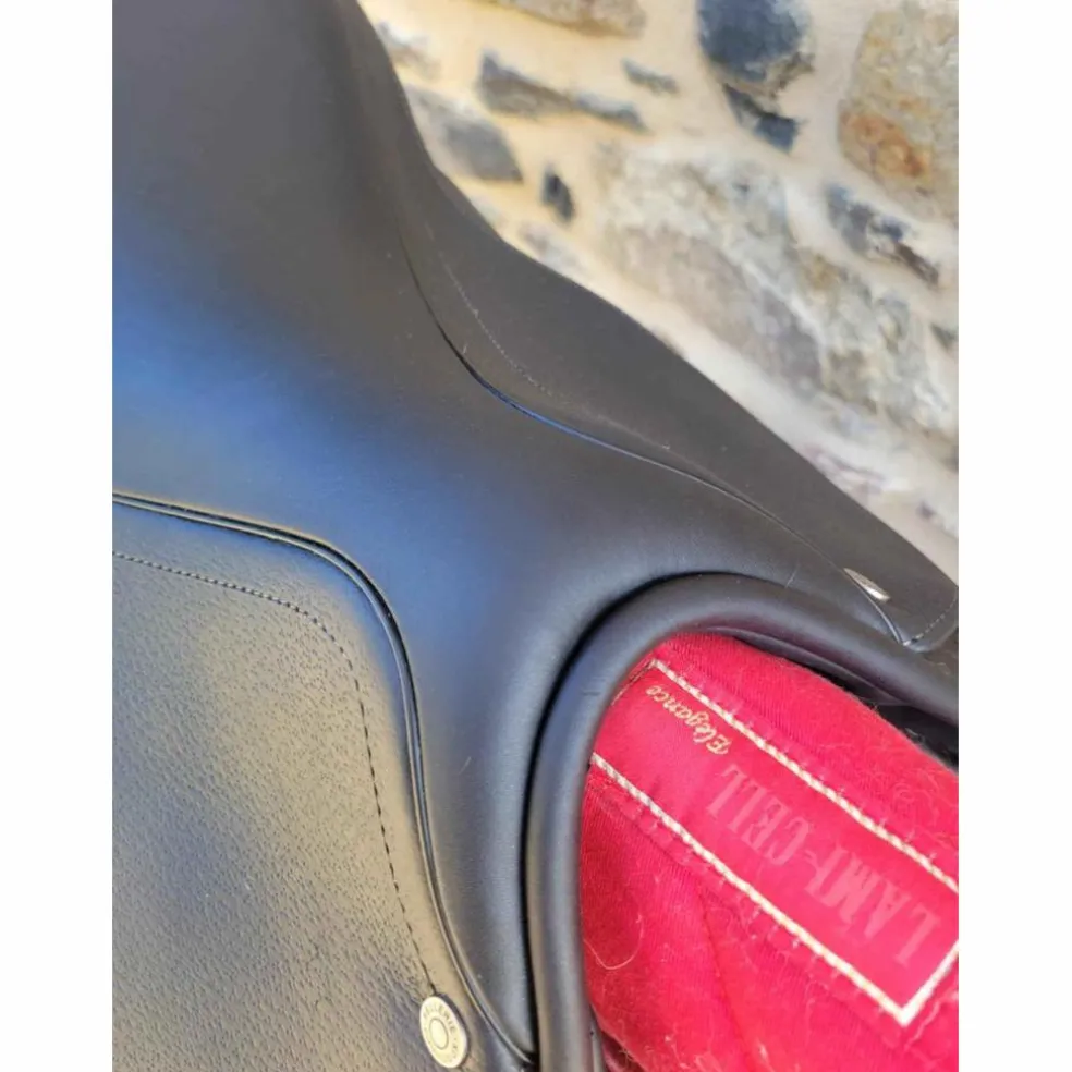selle cuir fouilloux 17"5