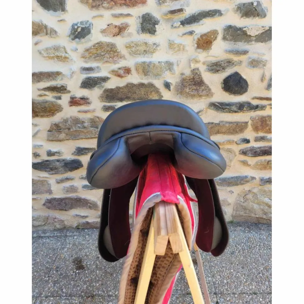selle cuir fouilloux 17"5