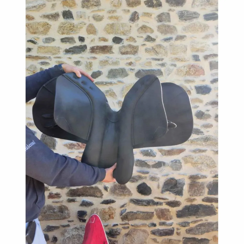selle cuir fouilloux 17"5