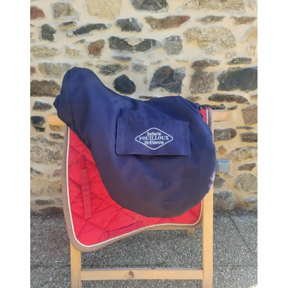 selle cuir fouilloux 17"5