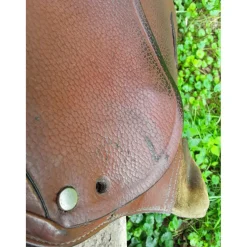 Selle cuir mixte/randonnée
