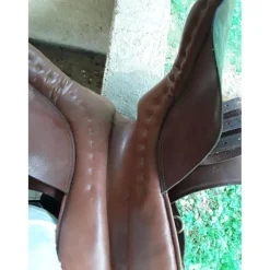 Selle cuir mixte/randonnée