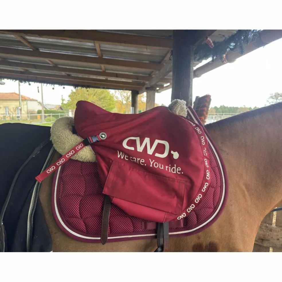 Selle CWD cuir 15,5